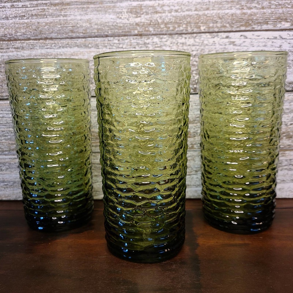 Anchor Hocking • 16 oz High Ball Glass Set of 3